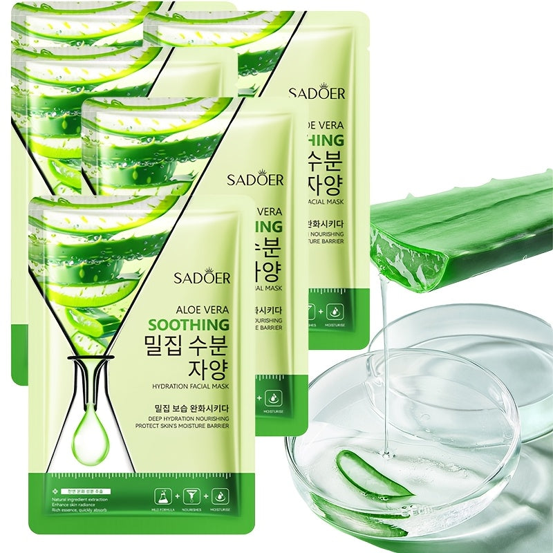 AloeSilk Facial Mask – 10 Pack by SADOER