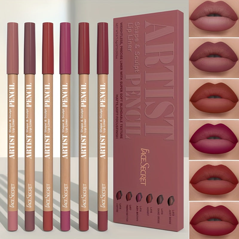 VelvetLuxe Matte Lip Pens – 6 Shades