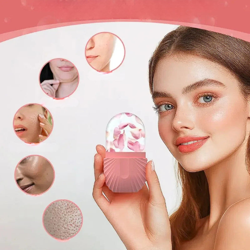 Silicone Cube Facial Ice Roller