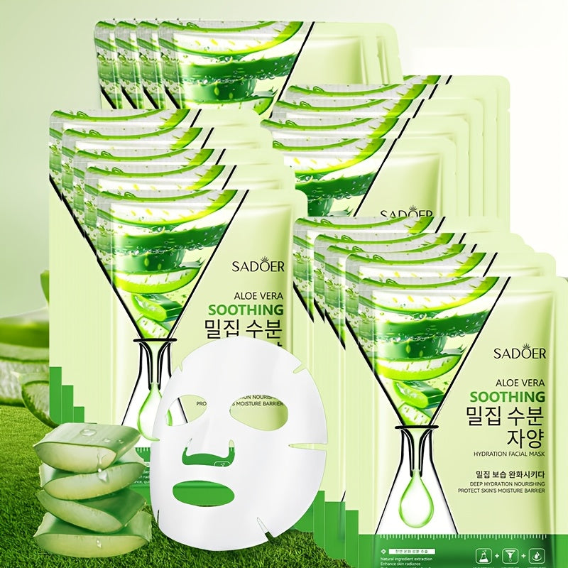 AloeSilk Facial Mask – 10 Pack by SADOER