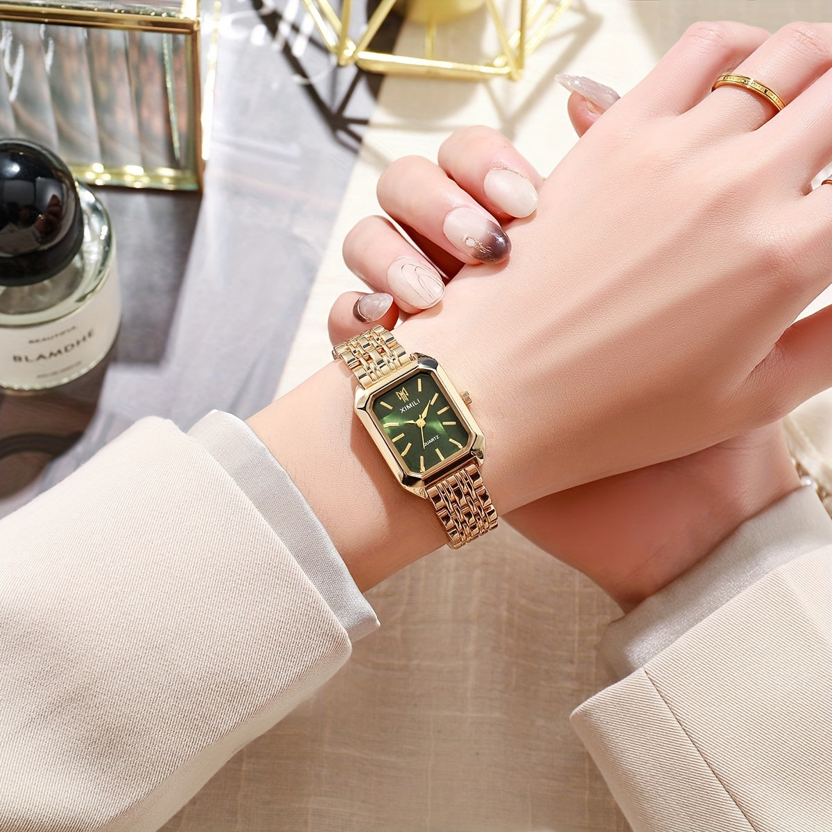 LuxeLine Gold Watch