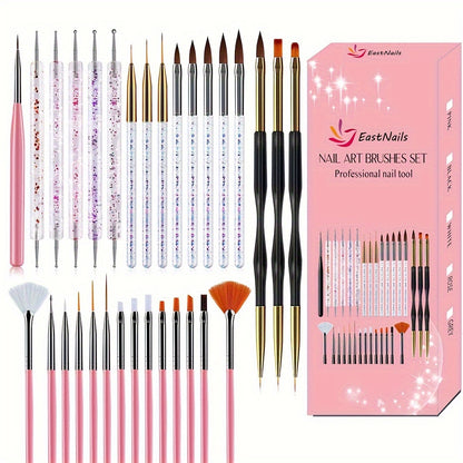 EastNails 31-Piece Art Brush Set